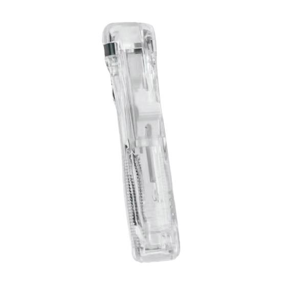 Portable Stapler Dispenser Eco-Friendly Reusable Metal Clips for Document Protection Lightweight Handheld Paper Clip Dispenser for Home School