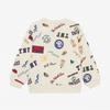 The North Face Kids Wild Patch Sweatshirt Cream Nm5mr52t