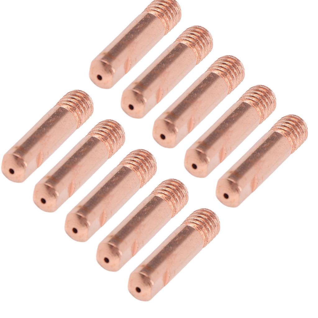 10xMB 15AK MIG MAG M6 Welding Weld Torch Contact Tips Holder Gas Nozzle Gold
