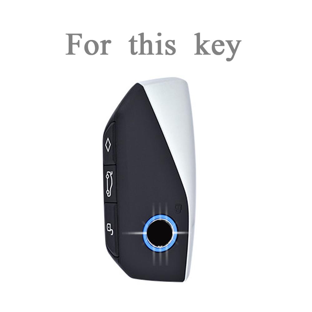Für BMW X1 U11 I7 G70 X7 Lci 320i F20 U06 M3 Gtr X3 X5 X7 F48 2023 2024 TPU Auto Keyless Cover Case Skin Holder Zubehör