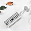 Toothpaste Squeezer Compact Size Reusable Smooth Edge Ultra-Light Corrosion Resistant Stainless-Steel Toothpaste Tube Squeezer Hand Cream Extruder