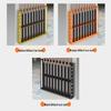 Wall-Mounted Metal Pool Cue Rack