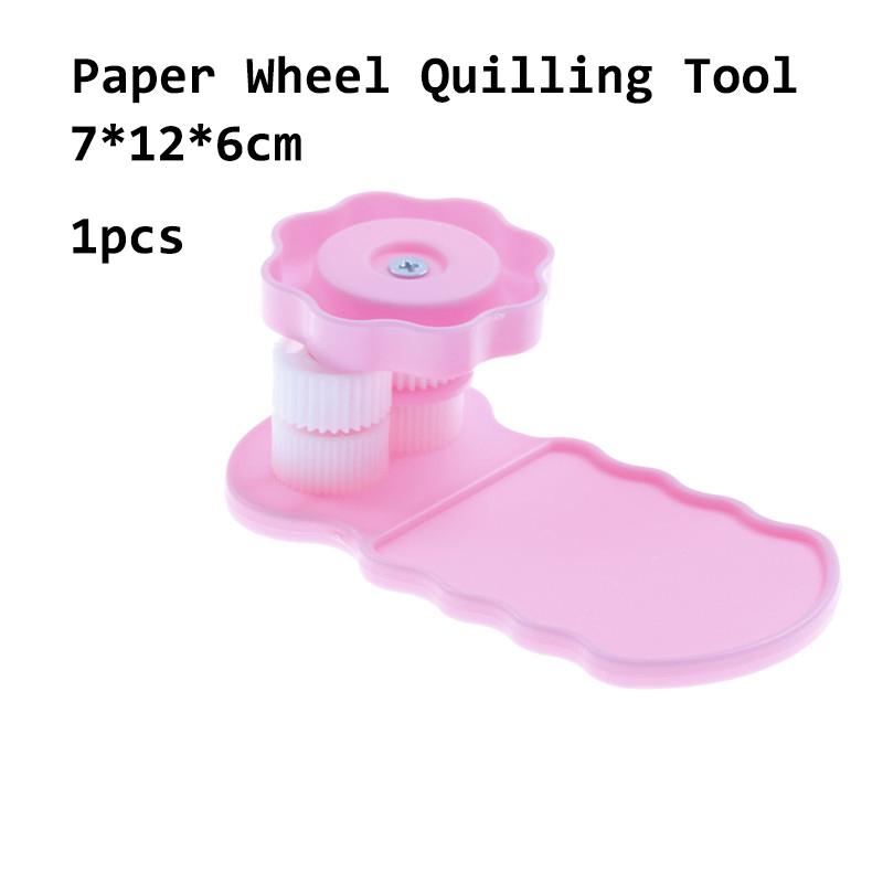 DIY Paper Crafts Quilling Rolling Tools Kit Mould Needles Tweezer Paper Decoration Random Color