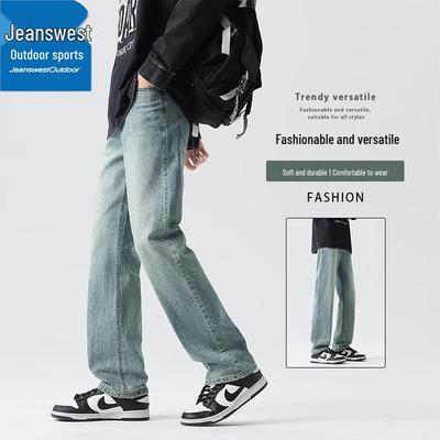 Jeanswest Men's Straight Fit Retro American Jeans