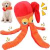 2025 Pet Plush Toy Octopus Dog Education Anti Bite Sound Toy Six Claw Fish Interactive Pet Toy