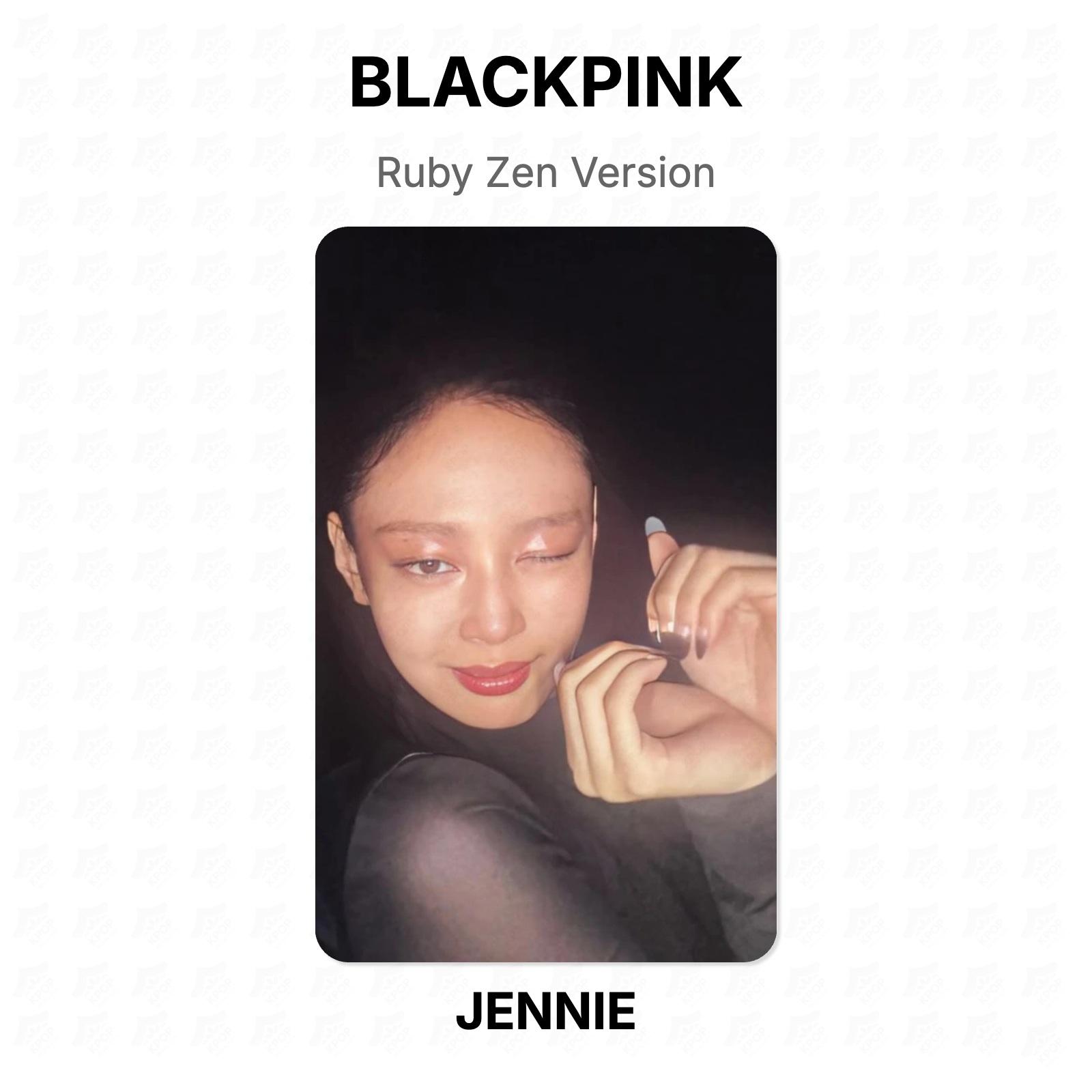 Официальная фотокарточка BLACKPINK Руби Зена JENNIE 04