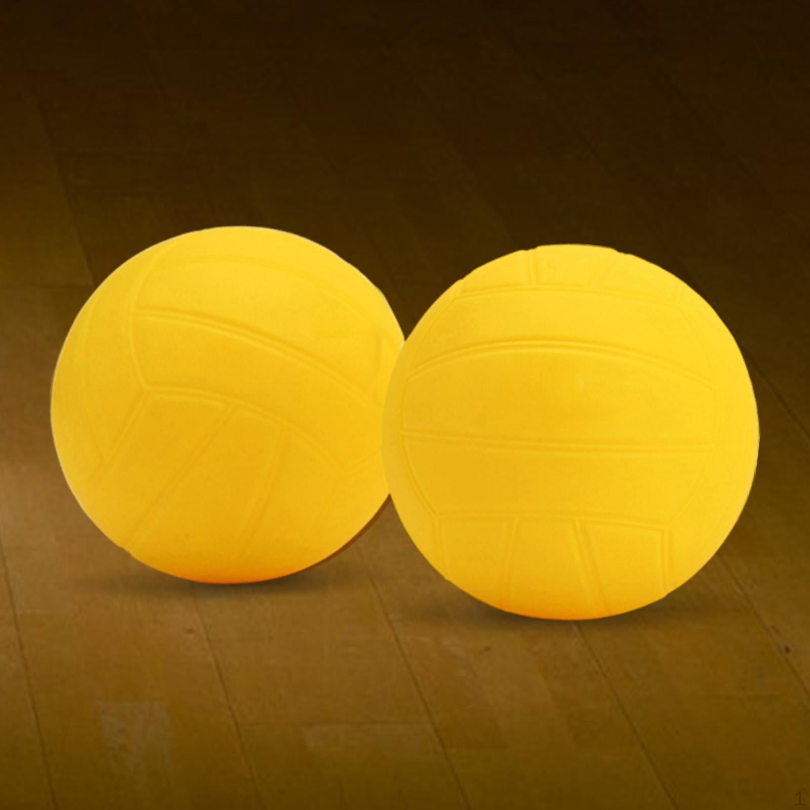 

-Запасные мячи с воздушным насосом, прочный надувной мини-волейбольный мяч из ПВХ для газона, пляжного волейбола, 5 Inch 2pcs