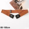 Adjustable Stretch Elastic Waist Band Invisible Belt Buckle-Free Belts For Women Men Jeans Pants Dress No Buckle Easy To Wear