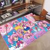 Custom Name Crystal Velvet Rug,Sailor Moon Comfortable Anti Slip Floor Mat For Room Decoration