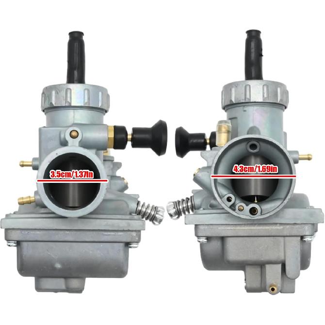 Carburetor W/Hose Compatible With Kawasaki KX65 KX80 Suzuki RM65 RM80 RM85 Yamaha YZ80 YZ85
