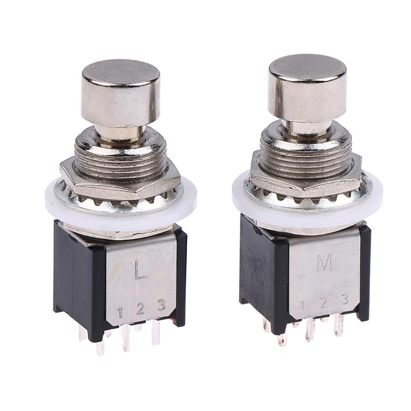 Przełącznik nożny DPDT zatrzaskowy chwilowy Wł/Wł Pedał efektów gitarowych Stomp Box 6-pinowy Przycisk zatrzymania awaryjnego Dla pedału efektów gitarowych