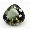 Fabulous Mehndi Green Tourmaline Pear Cut 10+ Ct Certified Loose Gemstone