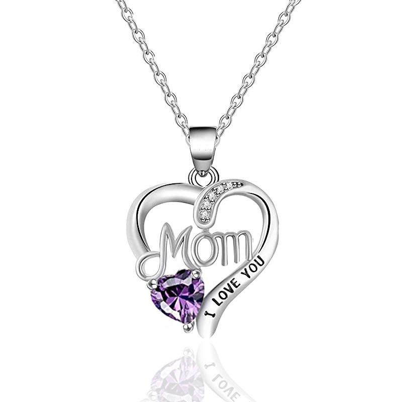 I Love Your Mom Necklace, Letter Lettering Mother'S Day Gift, Mom'S Preferred Necklace.