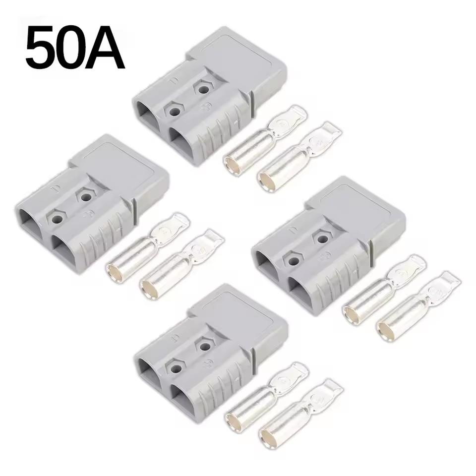 Forklift Battery Connector Plug 50A 120A 175A Quick Connect Disconnect Wire Harness Cable for Winch Trailer Trolling Motor Car
