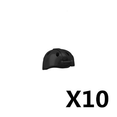 10PCS/LOT MOC Military Building Blocks Soldiers Figure Vest Helmet Belt Mask Earphone Bricks Army Accessories Toys J021