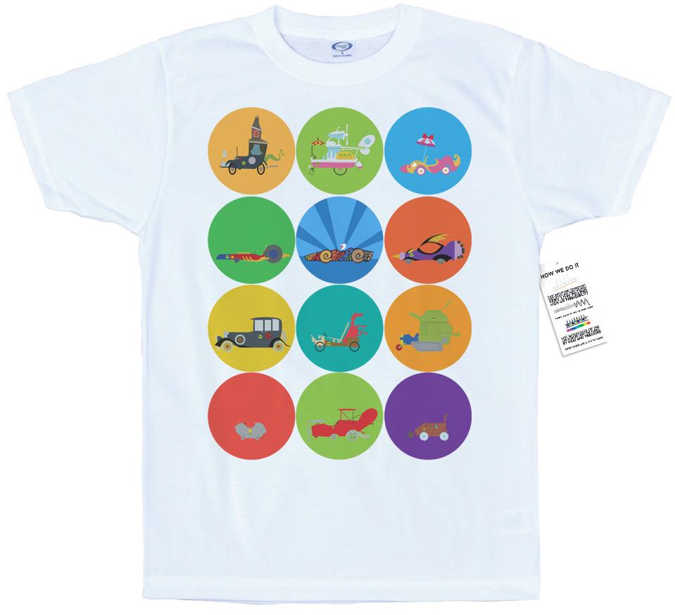 The Great Race T Shirt Artwork Wacky Races