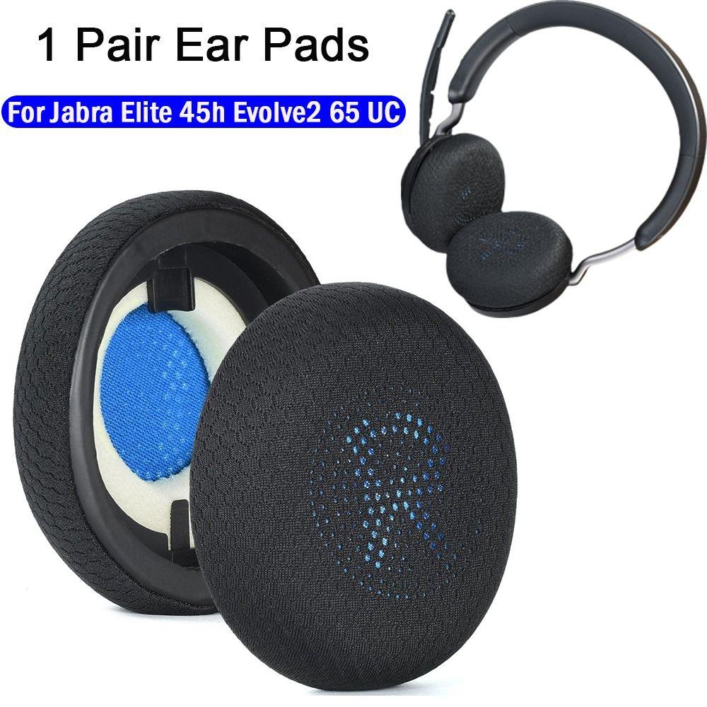 1 pair Replacement Earphone Cushions for Jabra Elite 45h Evolve2 65 UC Noise Cancelling