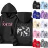 Kids Long Sleeve Letter Print Hooded Sweatshirt Pullover