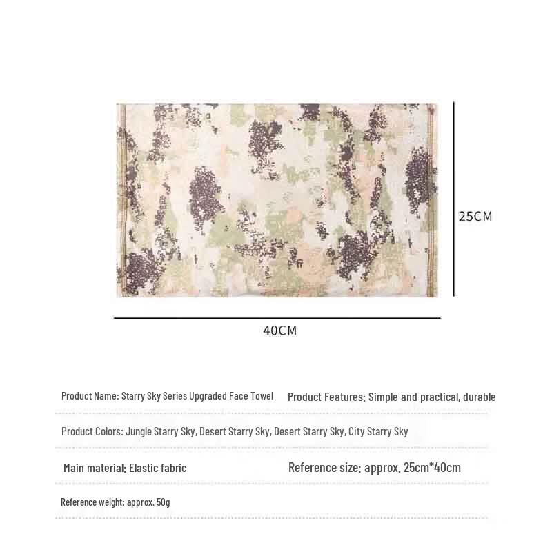 Rong Lv Camouflage Ice Silk Neck Gaiter Face Mask