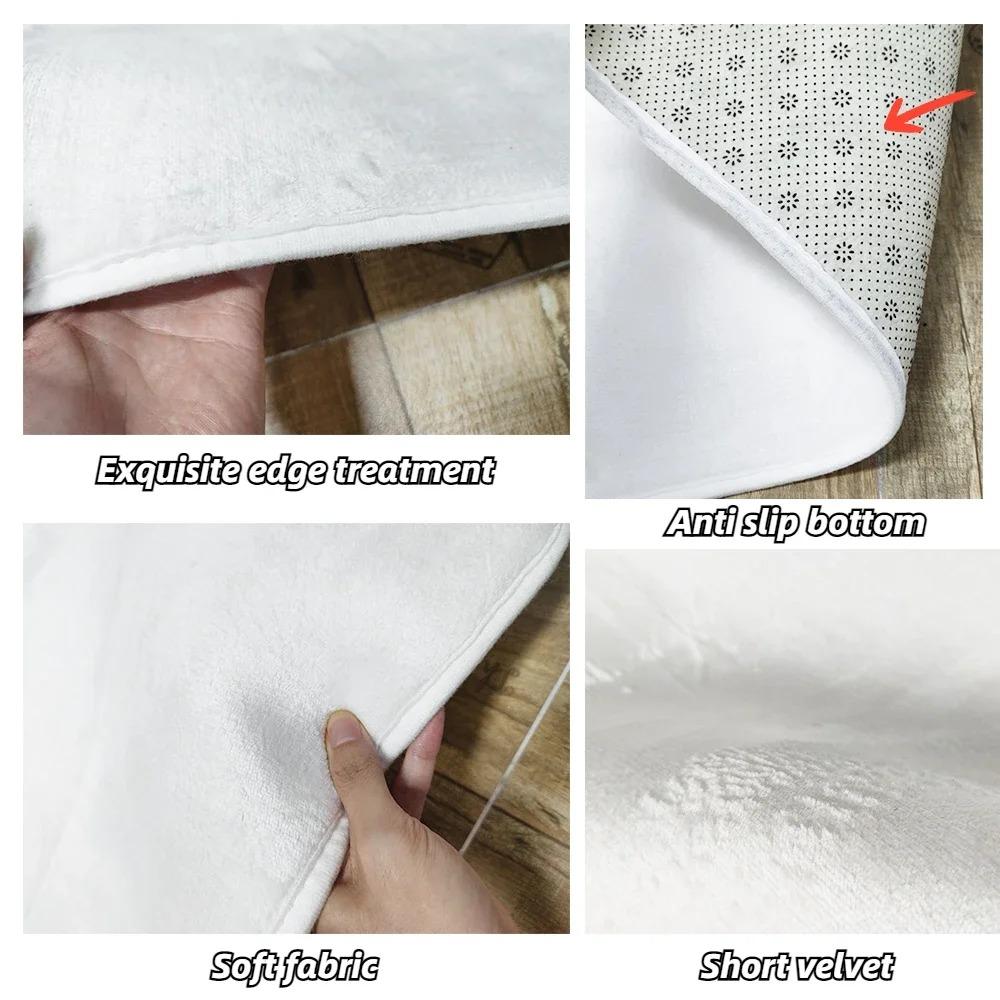 Chinese Style Simple Household Mat Soft Luxury Carpet for Living Room Non-slip Bedroom Modern Luxury Decoration Tapetes Area Rug