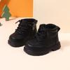 Autumn Baby Shoes Leather Boys Ankle Boots Soft Sole Zip Side  Toddler Kids Girls Boots 15-25