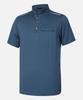 EZBUY [2Pack] Men'S Proline Short Sleeve Zip-Up T-Shirt 5 Colors (Type B)