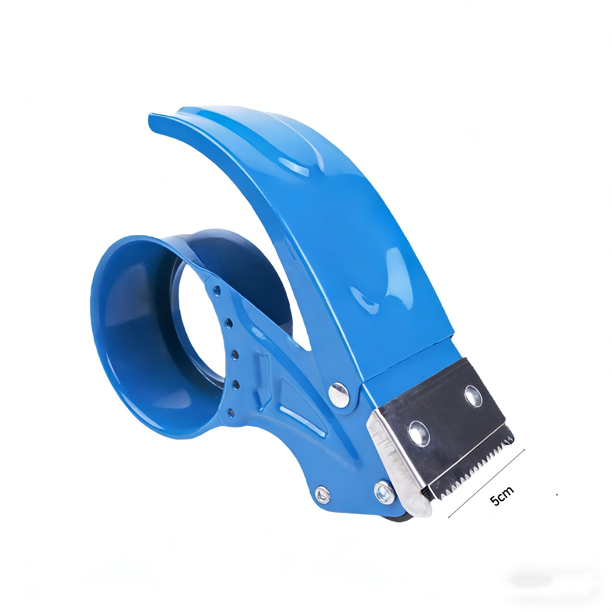 5cm/6cm Shipping Tape Slitter Metal Tape Dispenser Handheld Tape Cutter Ideal for moving, mailing, box sealing, and shipping