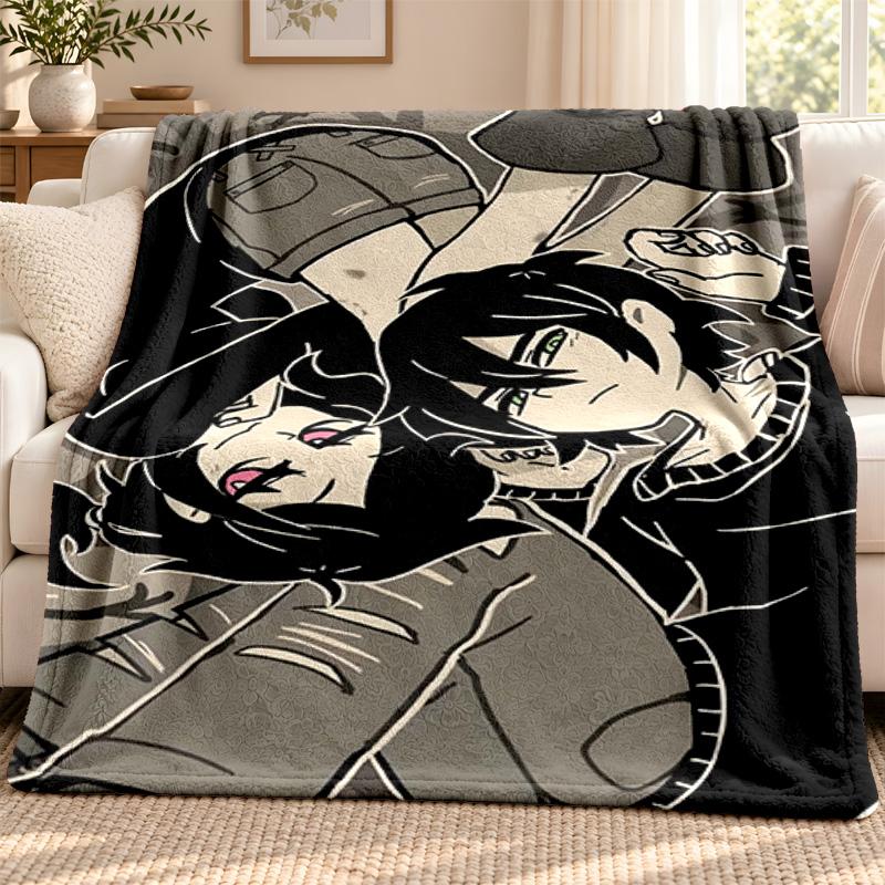 Ashley And Andrew blanket Flannel Blanket Soft Cozy Plush Throw for Sofa Bed Lightweight Home Decoration Outdoor camping