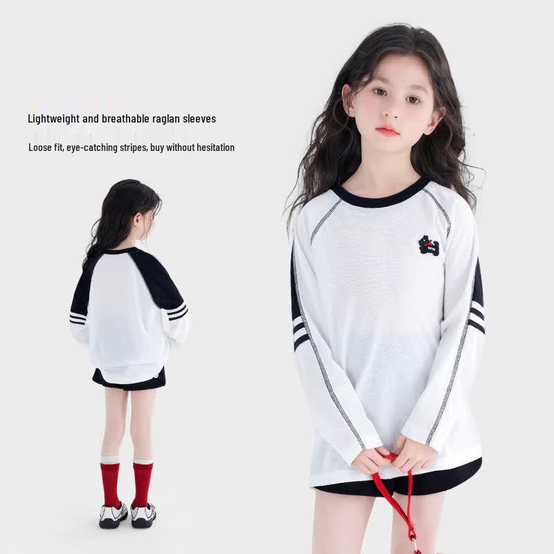 Tu Tu Little Elephant Girls Long-Sleeved Breathable T-shirt 110