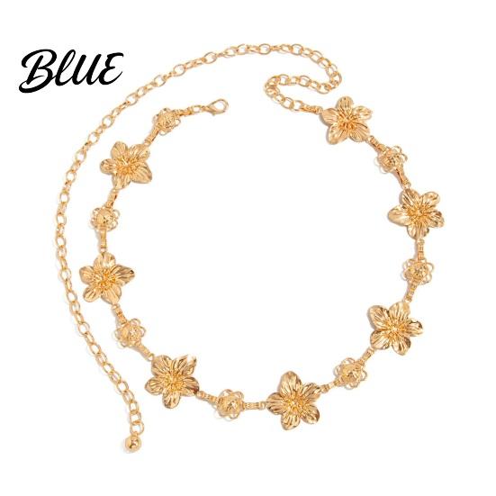Beach Body Chain Accessory Waist for Women Adjustable Metal Belt