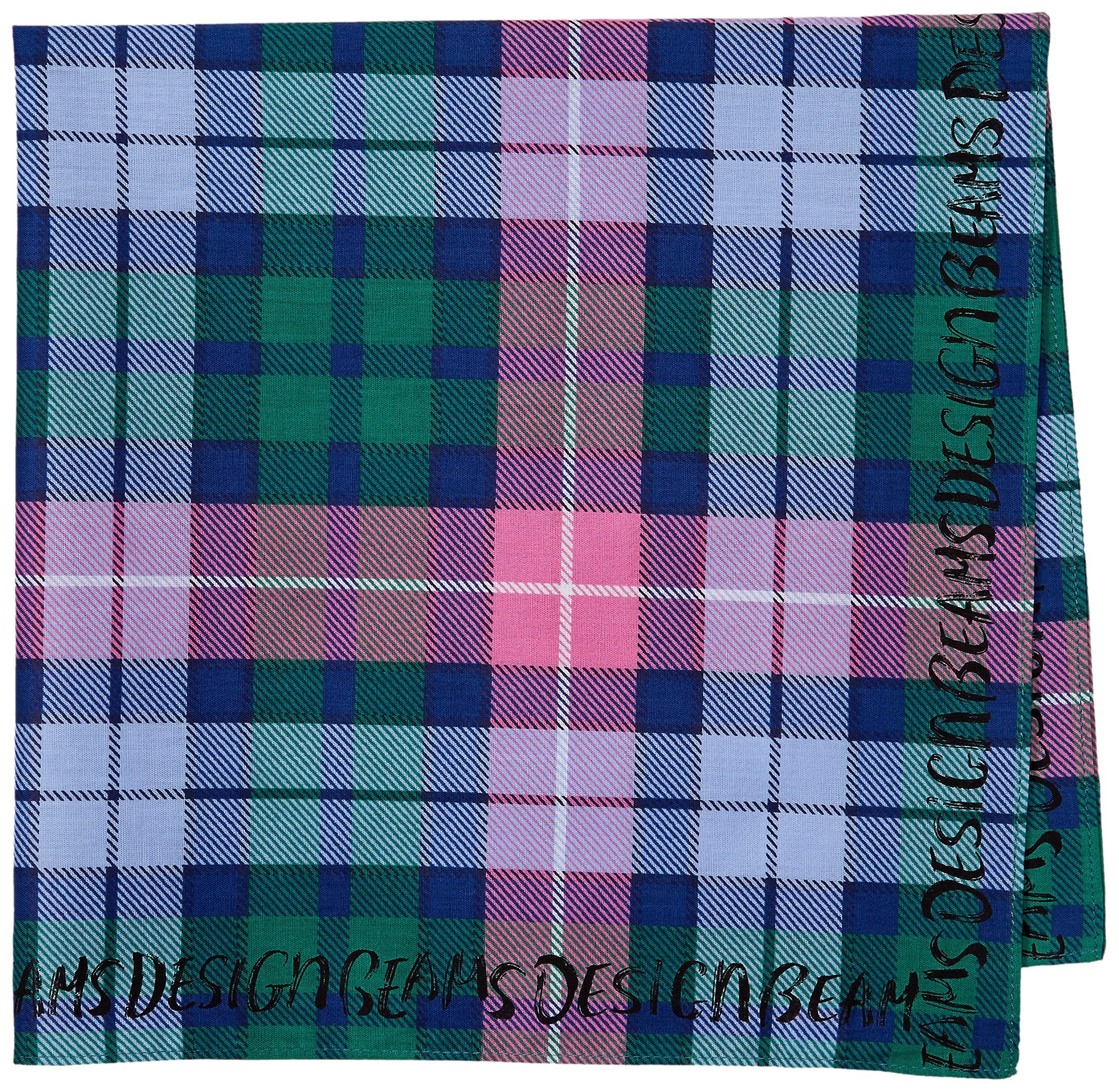 

Beams Дизайн Клетчатый узор и 07001023 52см x 52см Носовой платок, (Антибактериальный Дезодорирующий), 07001023A, Зеленый, зелёный