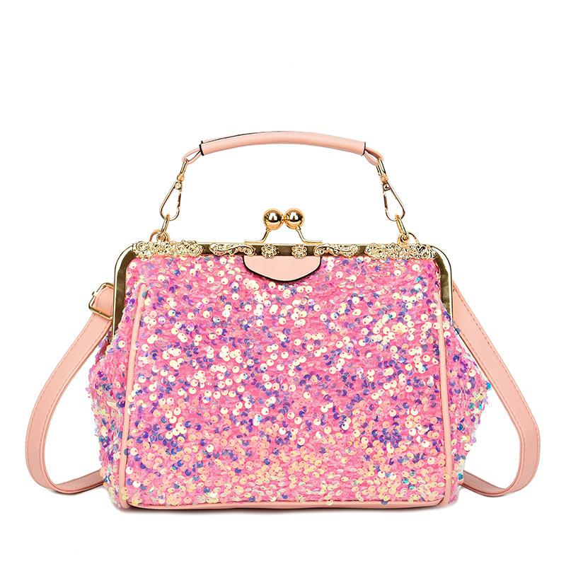 2025 New Bag Wholesale Fashion Bags Sequined Handbag Large Capacity Shoulder Messenger Bag