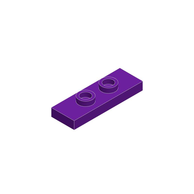 100g/222 Stück 34103 1x3 mit 2 Noppen Doppelblock Moc Kompatibel mit Brick DIY Kinderspielzeug Montage Teile