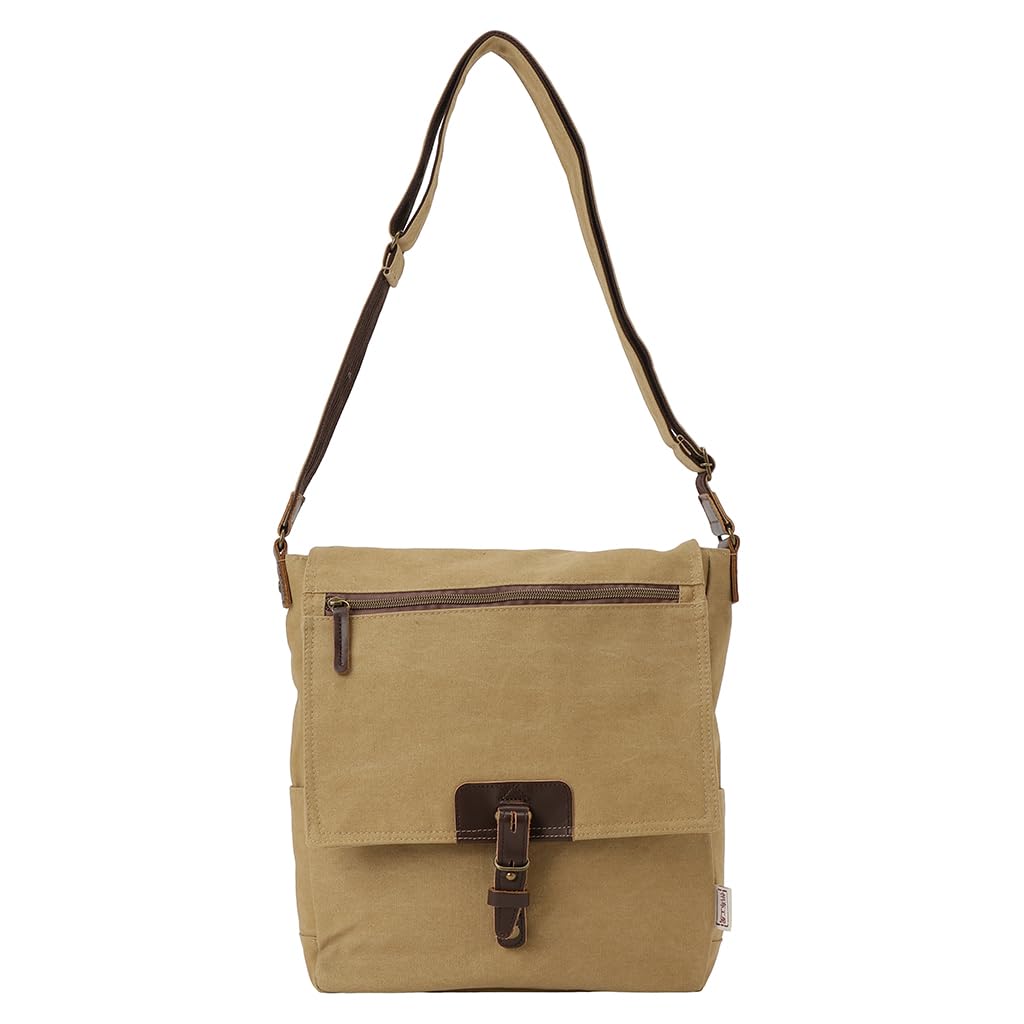 

Canvas Workshop Shoulder Bag Bag Полотняна сумка через плече A4 3X96 бежевий [Чоловічі жіночі Canvas] бежевий