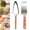 Fruit Cutter Tool Watermelon Stainless Steel Slicer with Ergonomic Handle Simple Easy Push-Pull Design Melon Cutting Push Pull