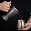Handmade Pure Copper Fair Cup, Chinese Style Tea Pitcher With Wooden Handle, Multipurpose Cup For Tea & Coffee