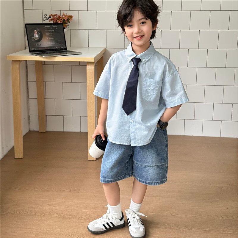 Boys' Summer Casual Thin Denim Shorts