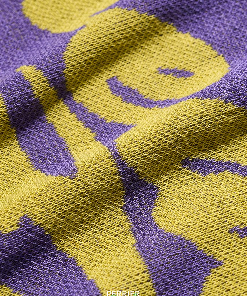 BROWNBREATH Spread Knit Vest - Purple