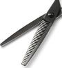 DEEDS GTZ Black Titanium Scissors and 630CT Thinning Scissors Approximately Thinning with Dedicated Case Set Professional Scissors for Hairdressers