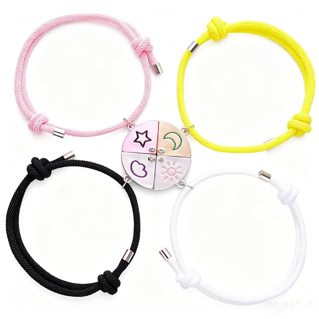 Best Friend Magnetic Necklace: Cute Back-to-School Gift & Birthday Pendant for Her