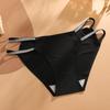FINETOO Seamless Panty For Women Waist Sexy Belt Design Mid-Waist Brief Comfortable Underwear