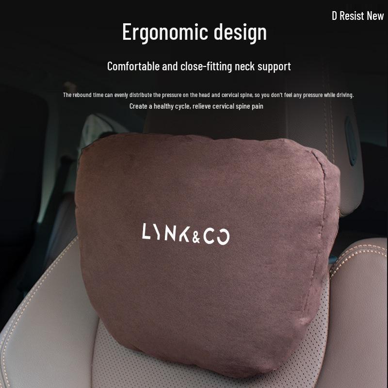 Kompatibilní polštářek pro podporu krku a beder pro modely automobilů Lynk & Co 01/02/03/05/06/09.