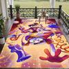 Custom Text The Amazing Digital Circus Pattern Floor Rug Soft Indoor Carpet Mat Living Room Bedroom
