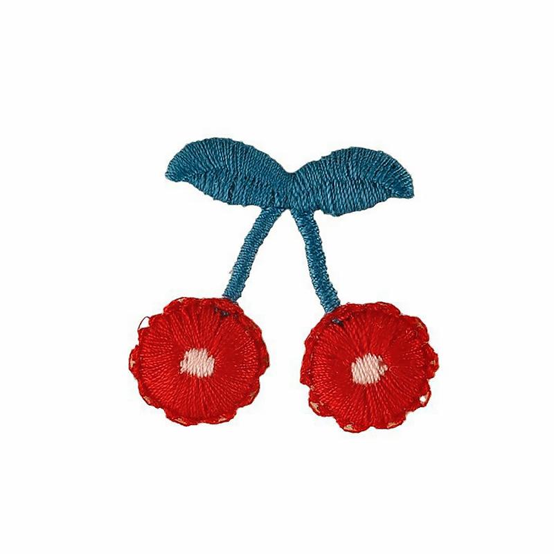 1/10PCS Embroidery Craft Materials Cherry Pattern Rustic Style Patch Elegant Sewing Accessories Multi-Function Multi-color