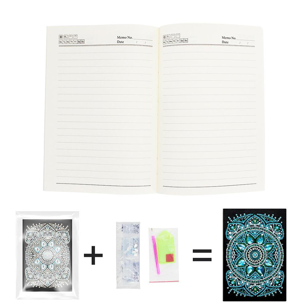 Notebook DIY Mandala Special Shaped Embroidery Cross Stitch Diary Book