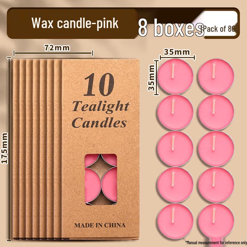 LIEI 100-Pack Sealing Wax Tea Light Candles