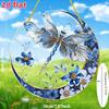 2D flacher Acryl-Libellenfänger, Fensterhänger, geeignet für Zuhause, Büro, Garten, Kranzmitteldekoration, Geschenk für Freunde und Familie
