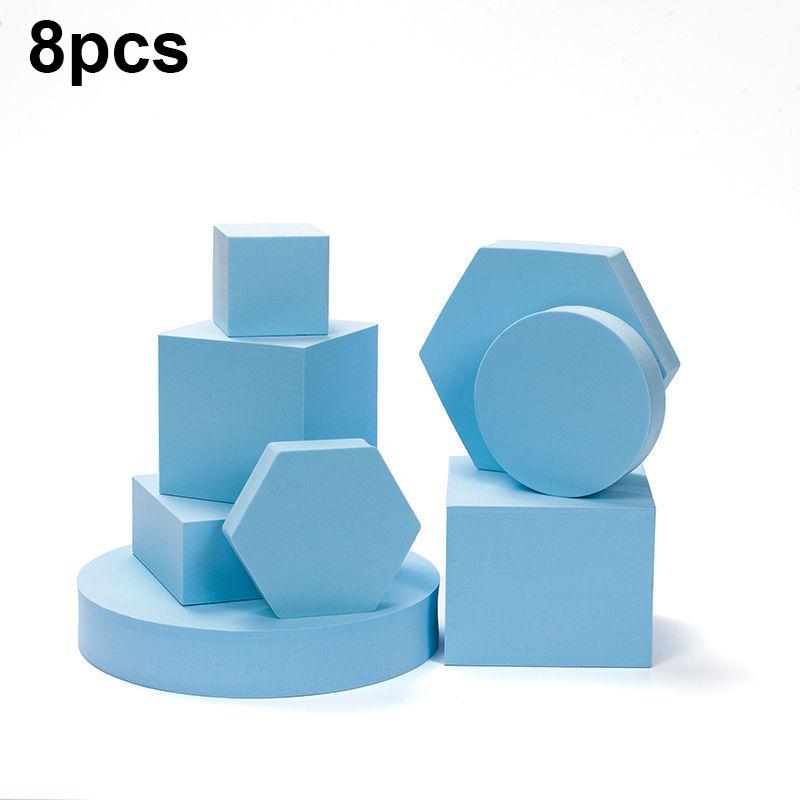 Creative Hard Foam Geometric Cube Life Photo Material Three-dimensional Ornaments Photography Props Makeups Cube Photoshoot