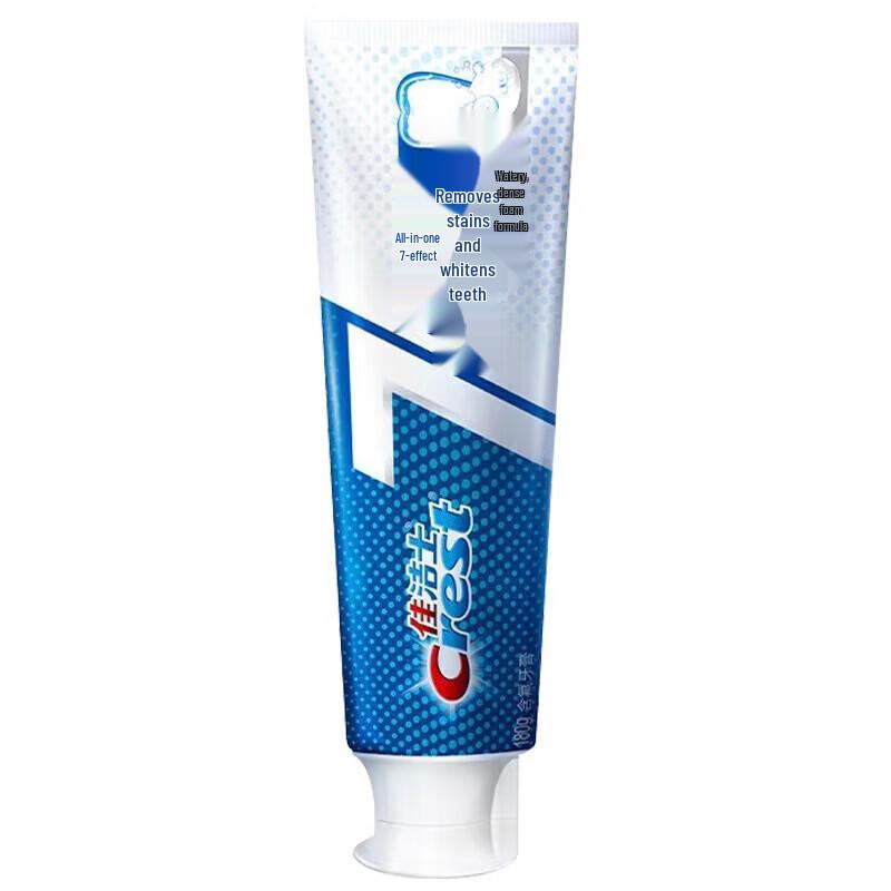 Crest 7-in-1 Whitening & Stain Removal Fluoride Toothpaste 180g