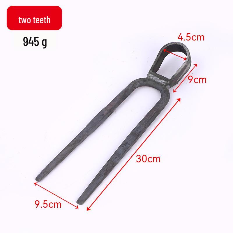 

Rust-Proof Manganese Steel Garden Fork & Hoe: 2, 3, and 4 Tines for Digging, Soil Loosening, and Land Reclamation
